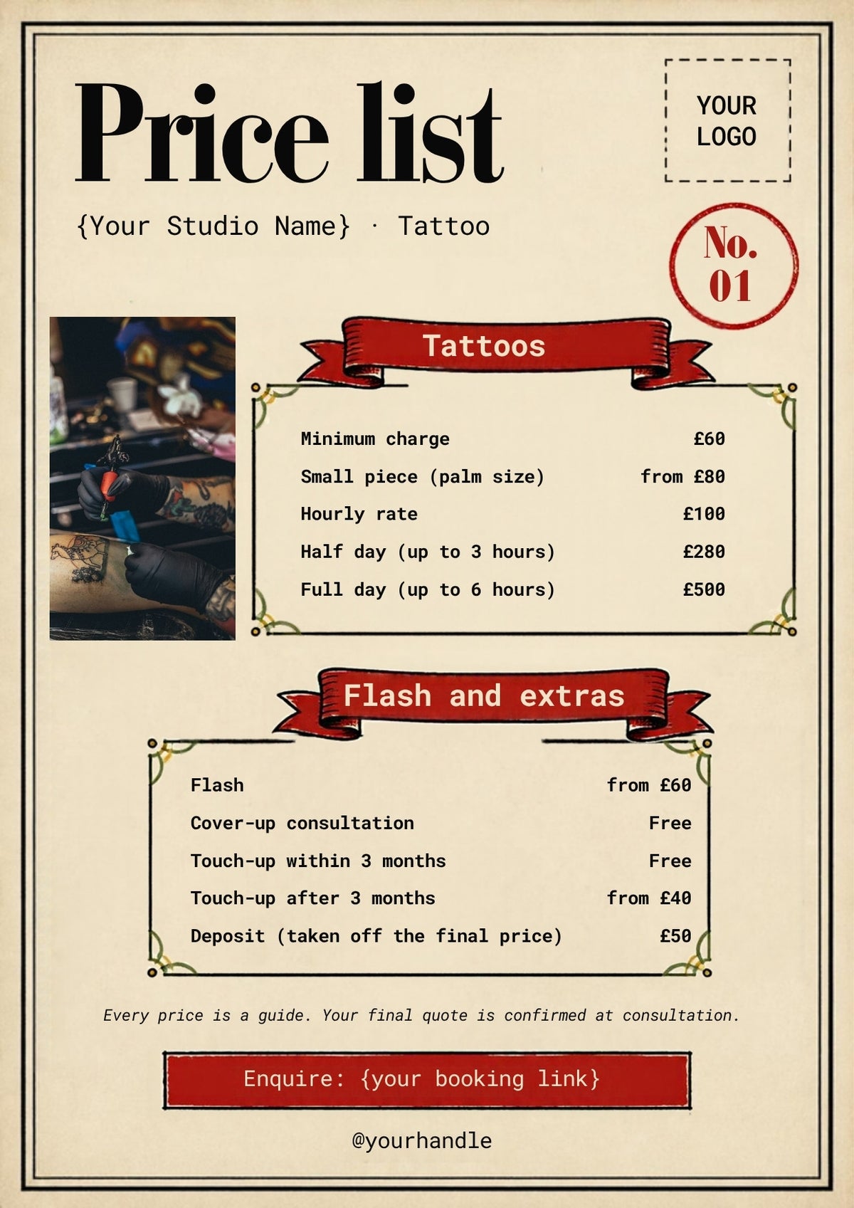 Tattoo Artist Client Essentials
