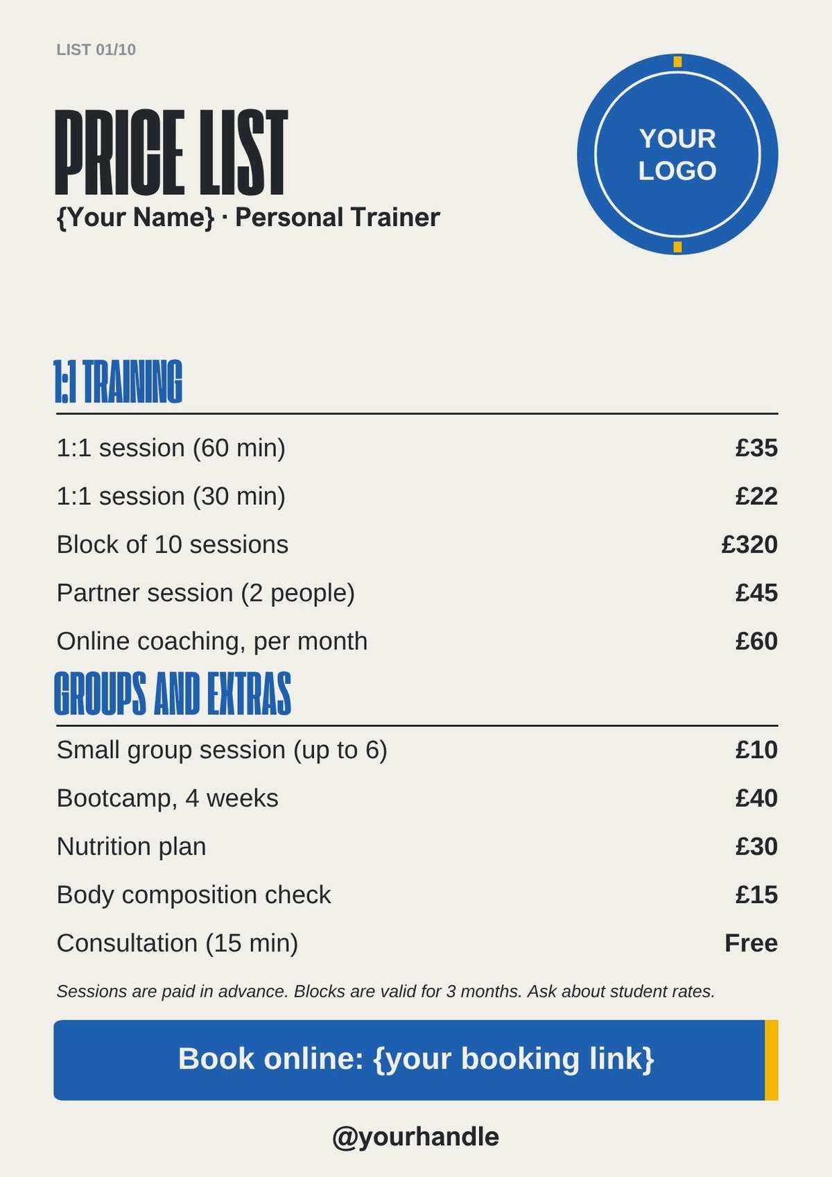 Personal Trainer Client Essentials