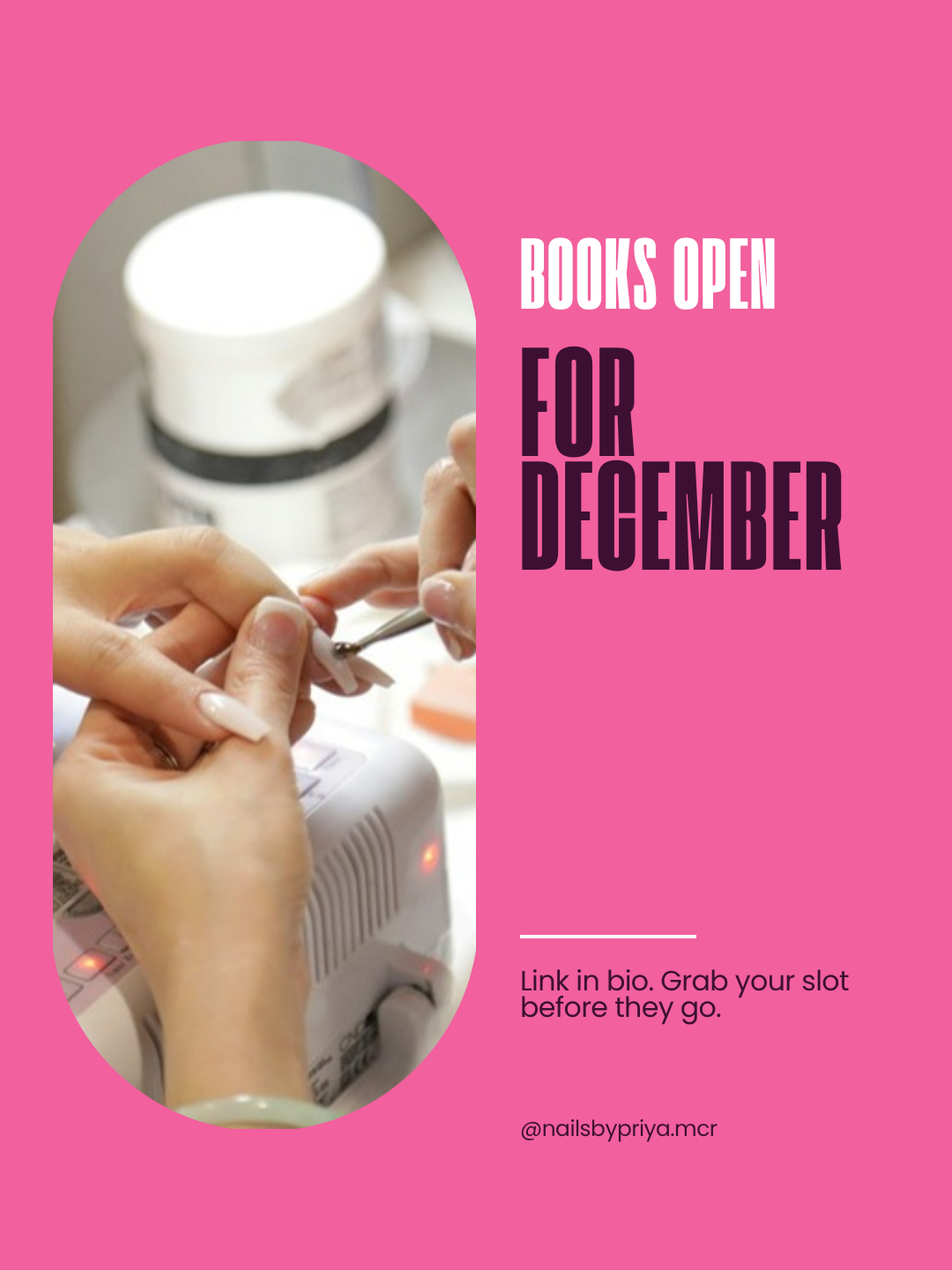 Books open for December post example