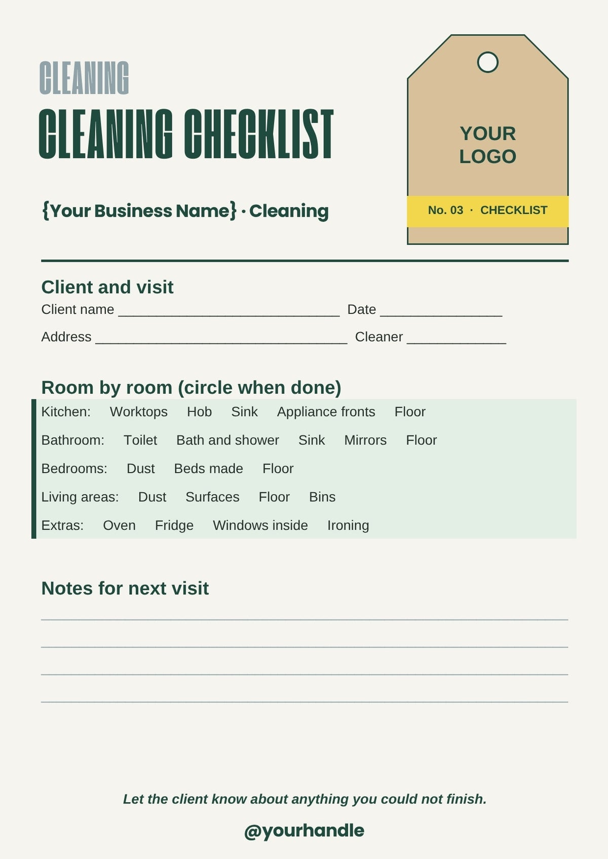 Cleaner Client Forms