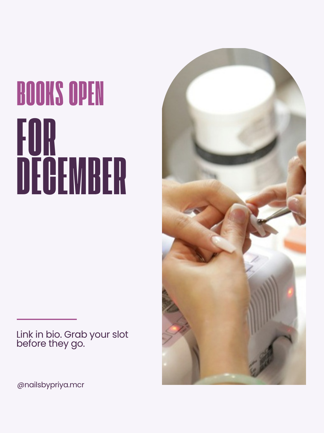 Books open booking post example