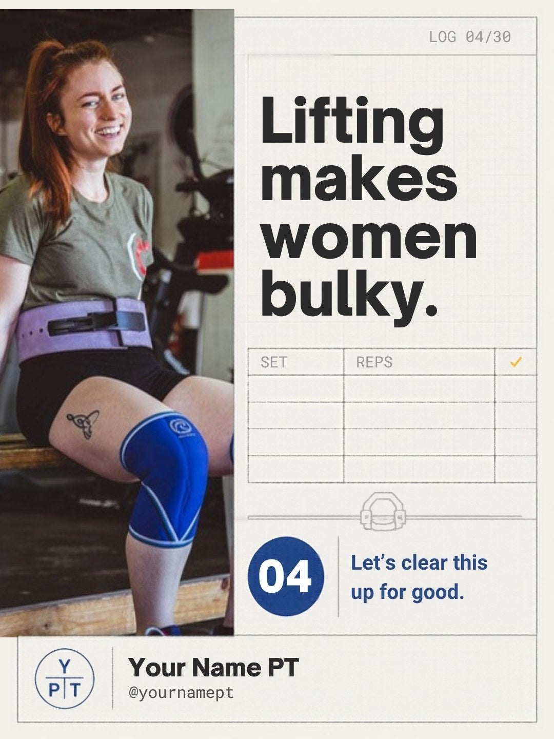 Personal Trainer Pack example post, page 4