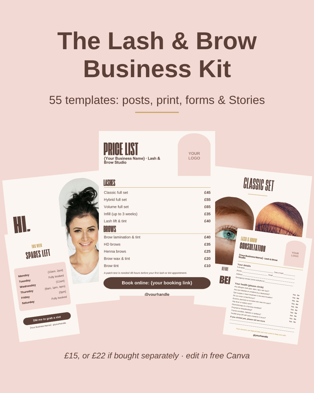 Lash and Brow Business Kit