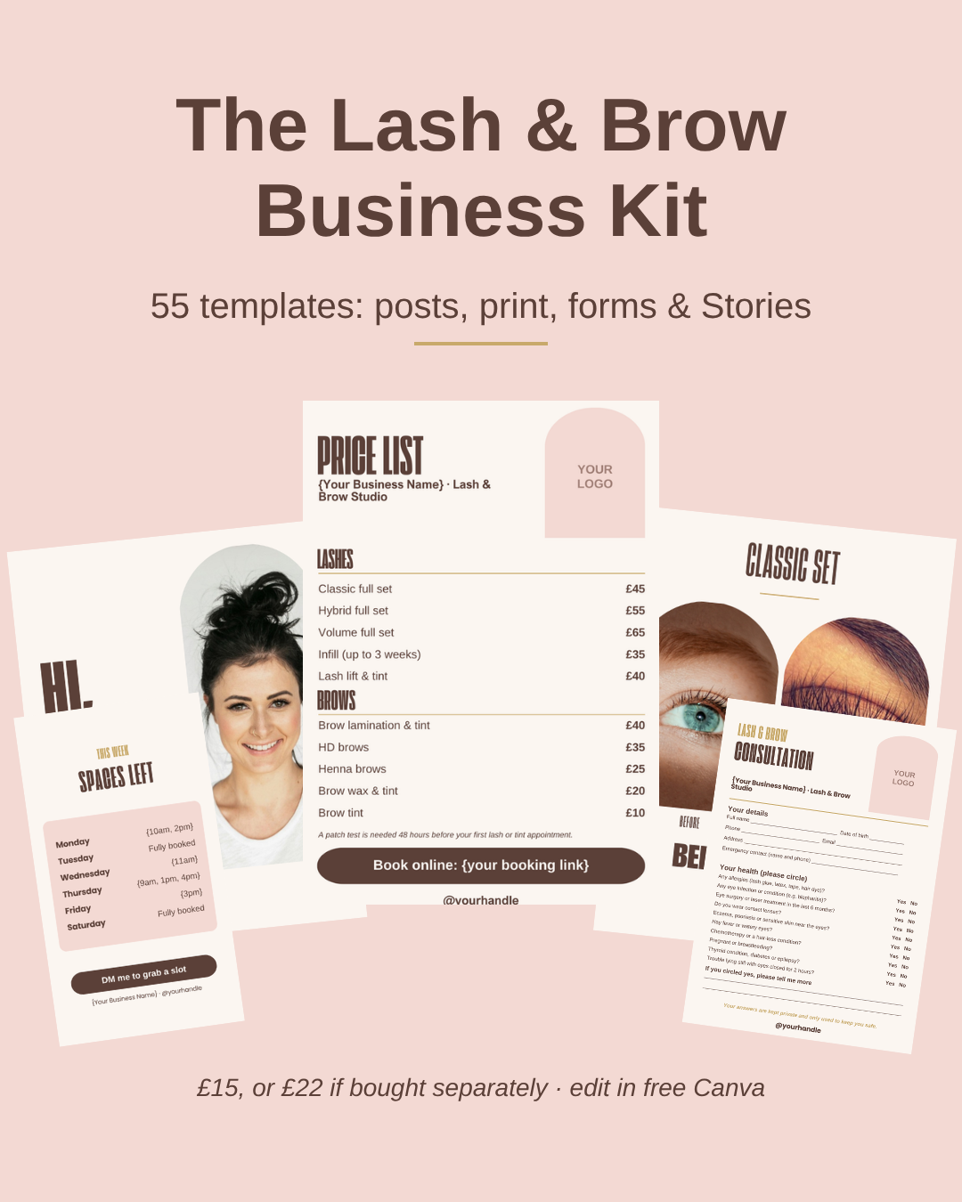 Lash and Brow Business Kit
