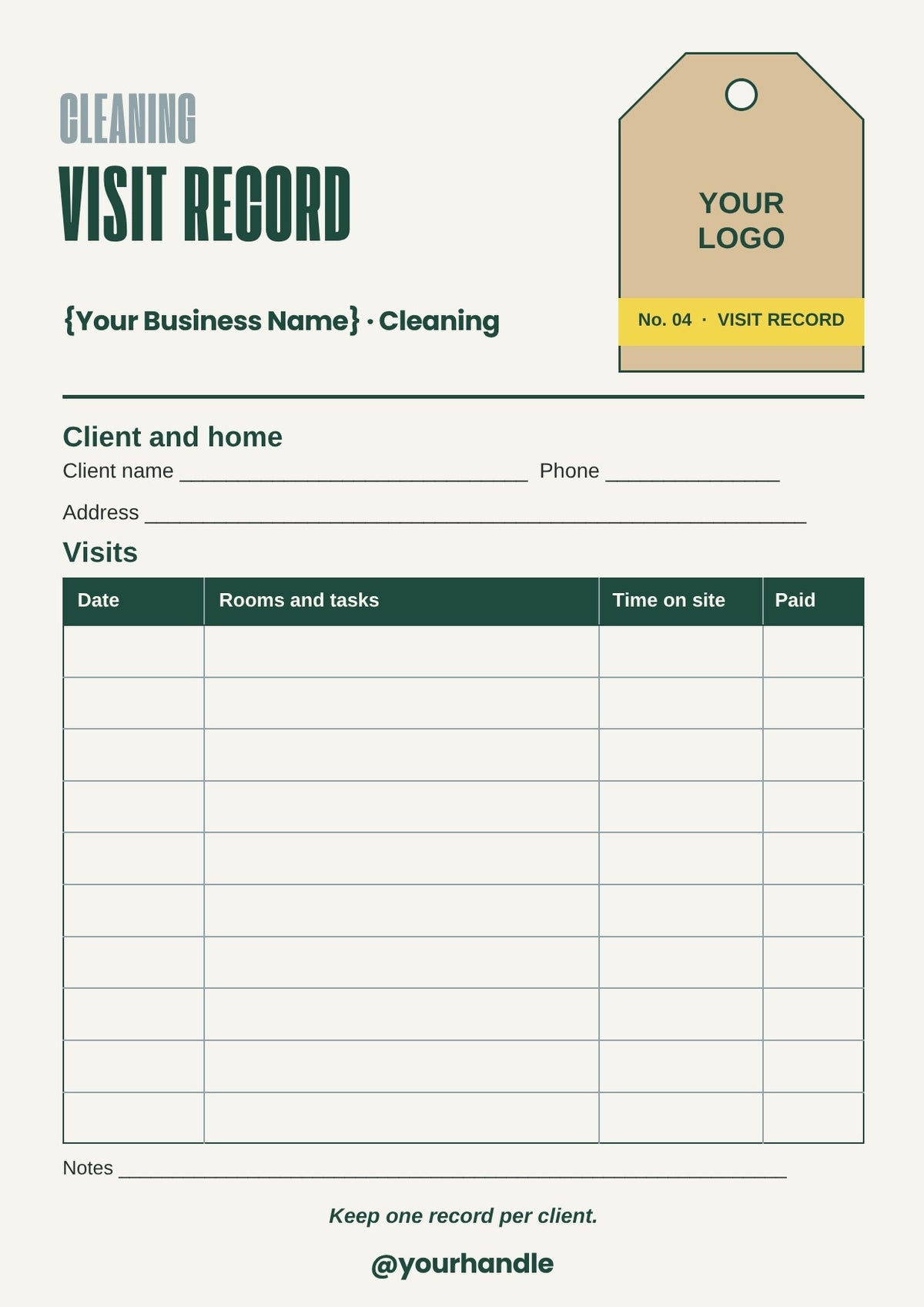 Cleaner Client Forms