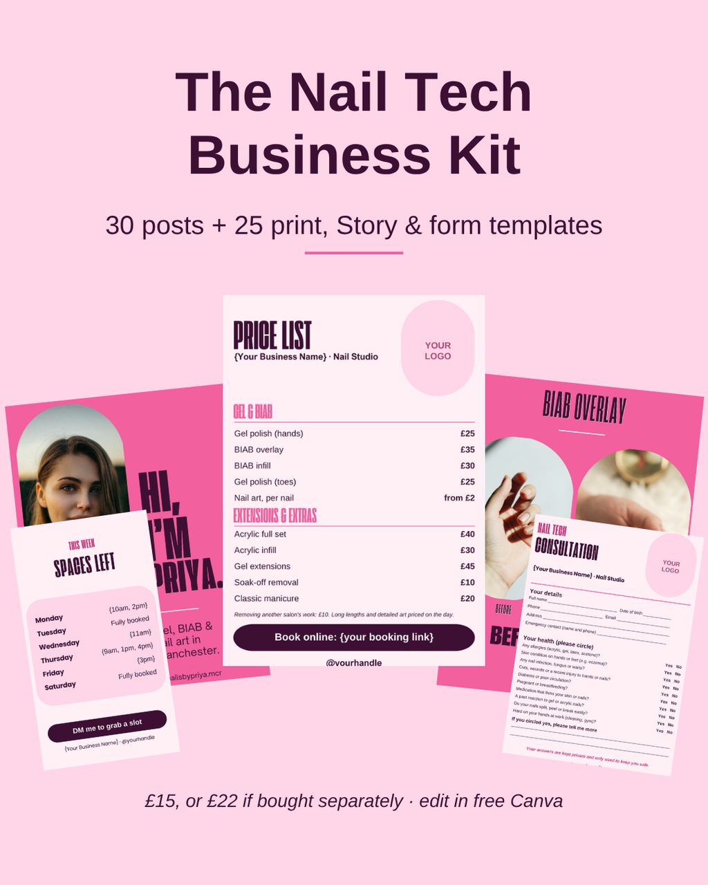 Nail Tech Business Kit