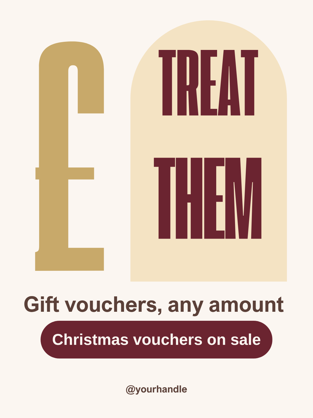 Dog groomer Christmas gift vouchers post template