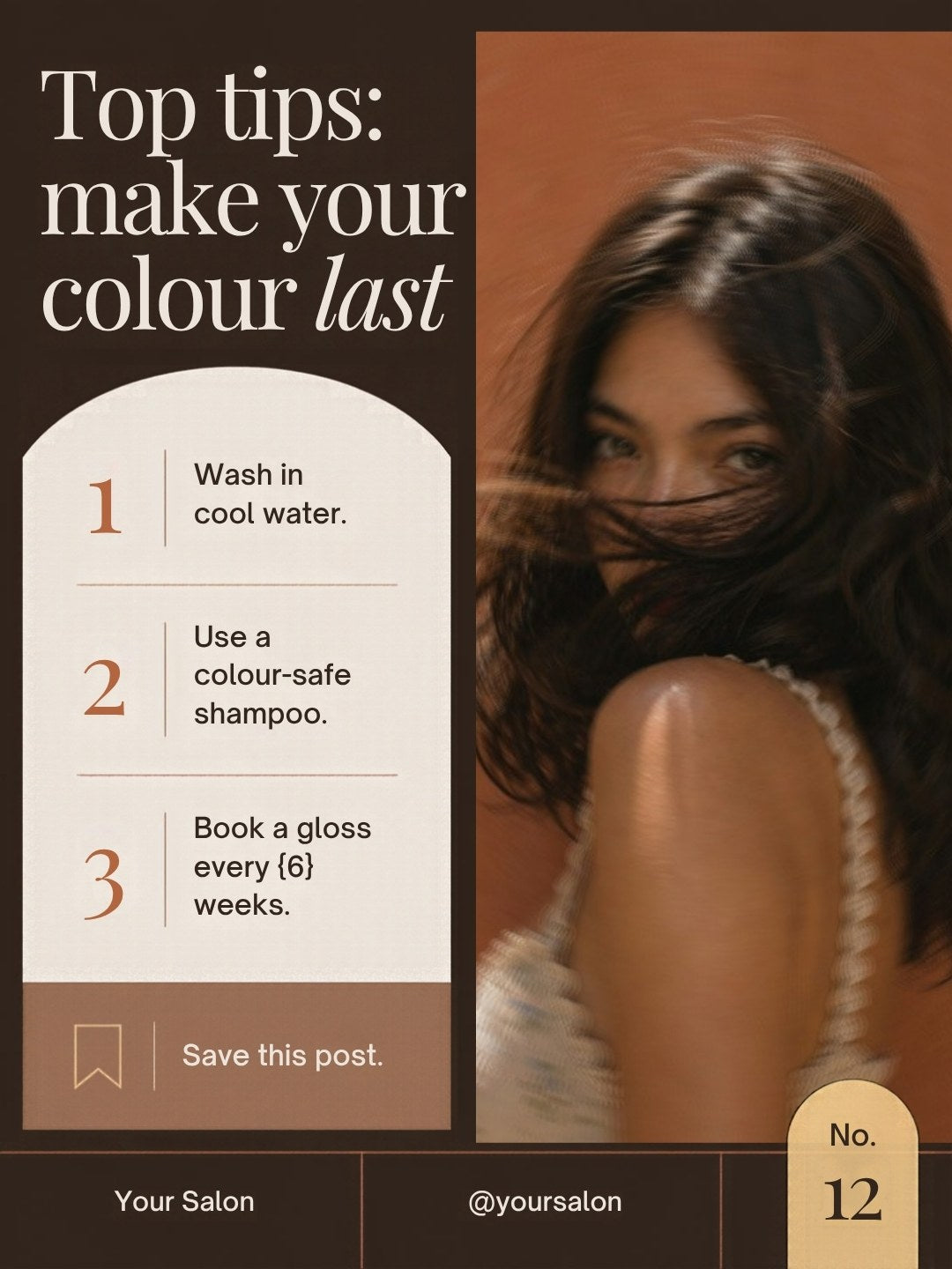 Hairdresser & Barber Pack example post, page 12