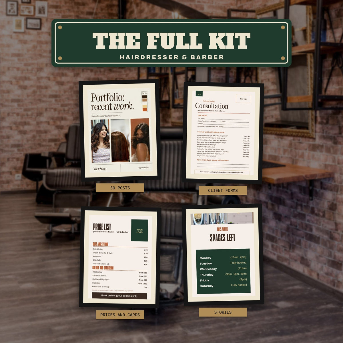 Hairdresser & Barber Business Kit