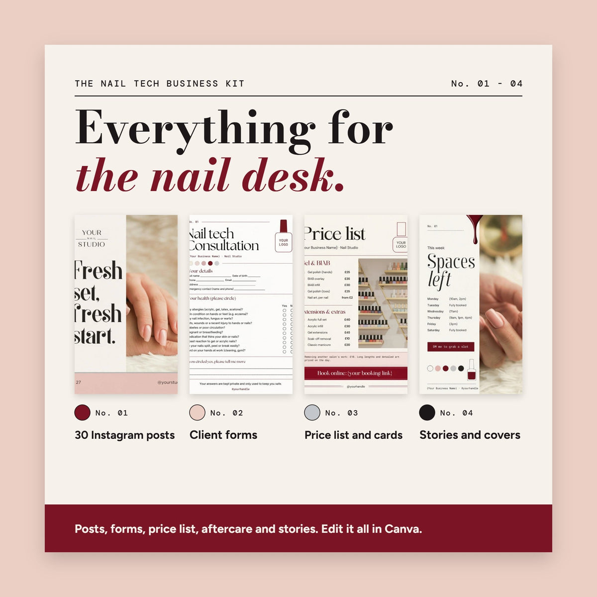 Nail Tech Business Kit