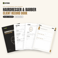 KitForge Hairdresser and Barber client record book cover