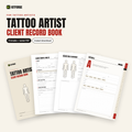 KitForge Tattoo Artist client record book cover